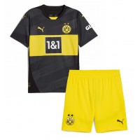 Maglia Calcio Borussia Dortmund Donyell Malen #21 Seconda Divisa Bambino 2024-25 Manica Corta (+ pantaloncini)